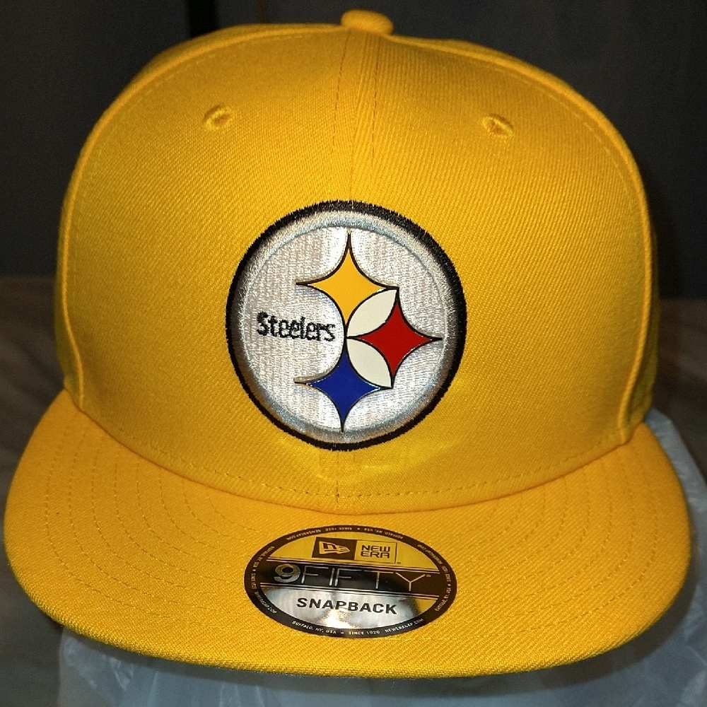 New Era Yellow Steelers Snapback Hat. New.